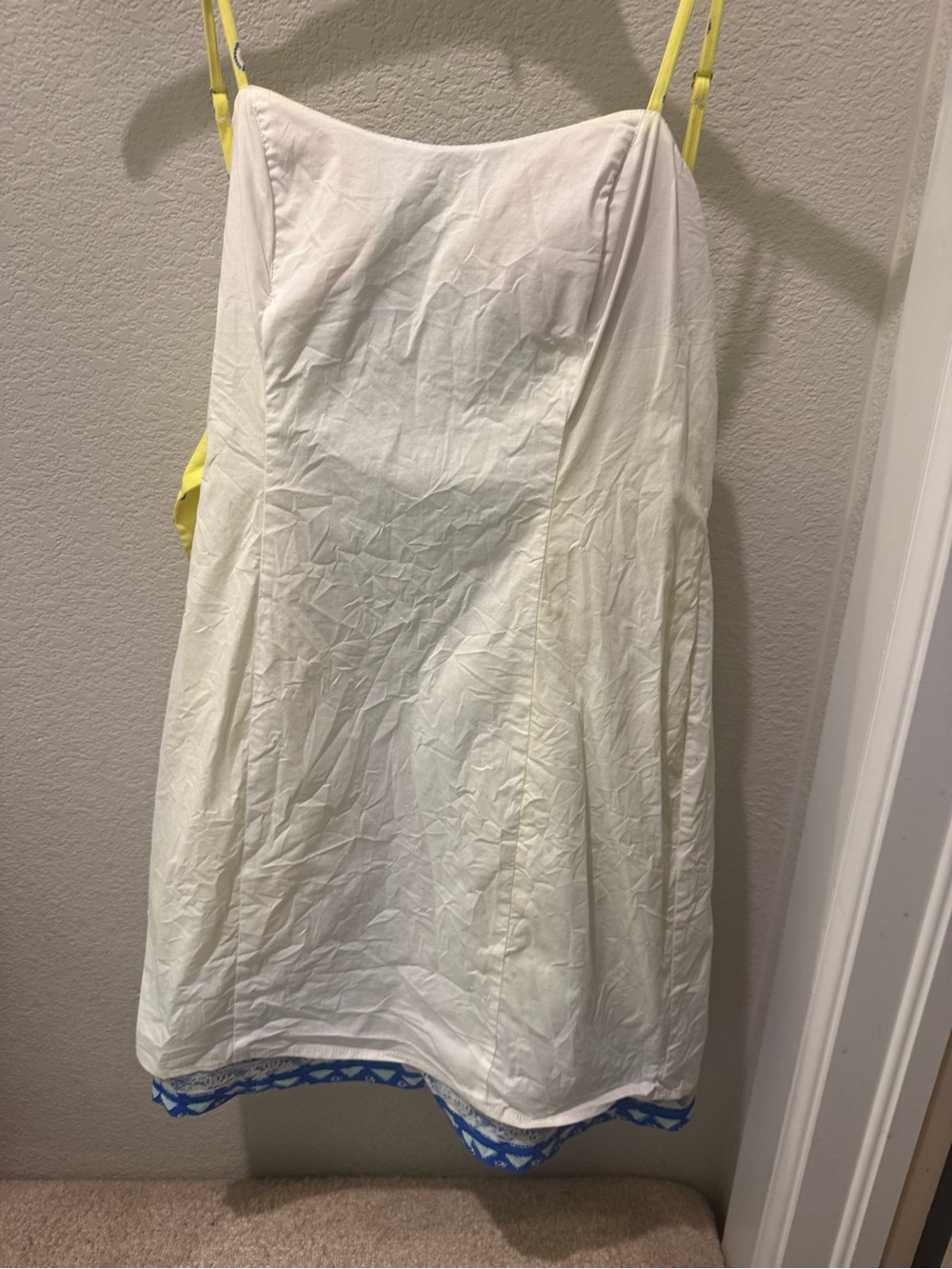 Lilly Pulitzer Yellow Printed Summer Dress with Pink Label sz0 - Picture 7 of 12